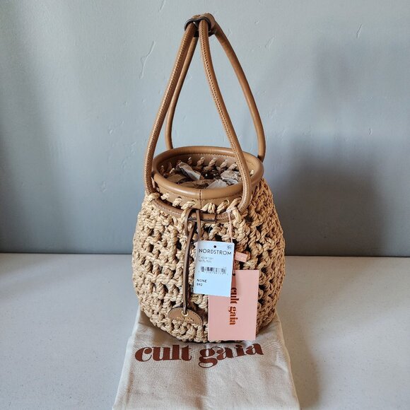 Cult Gia Woven Tote "NEW" - Picture 5 of 16